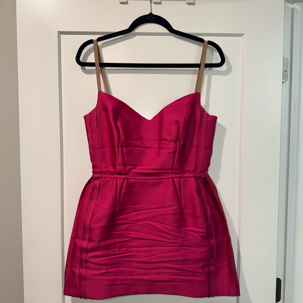 Lanvin Fuchsia Mini Dress